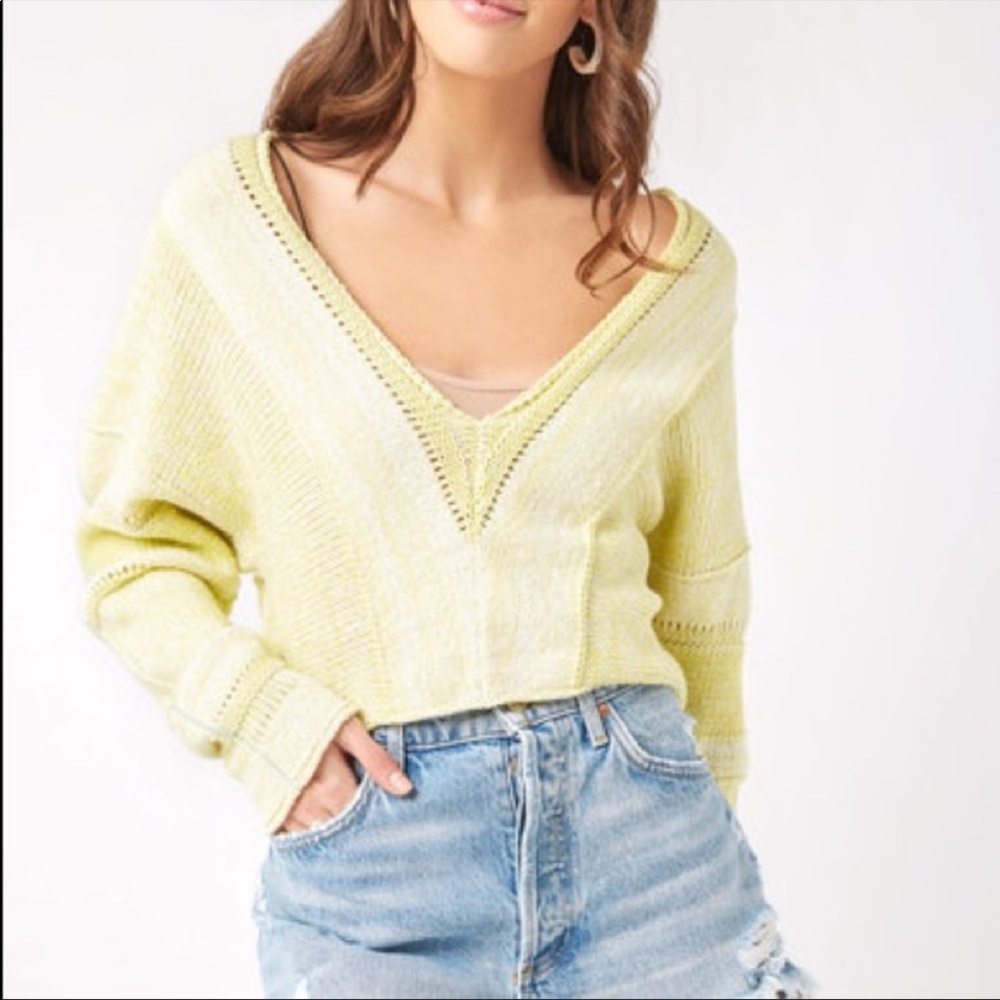 Free People Lemonade Stand Sweater Small - Picture 13 of 13